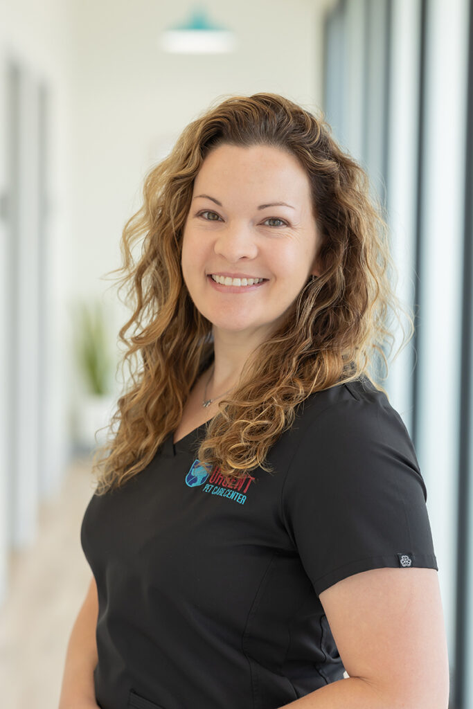 Associate Veterinarian Dr. Jennifer Jaycox at Urgent Pet Care Center in OKC.