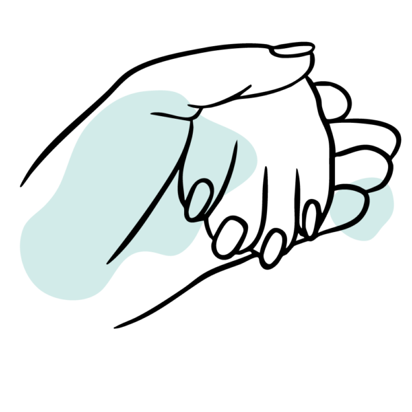 Hand and paw icon representing emergency vet near Bethany and vet clinic minutes from Bethany providing compassionate pet care in Bethany